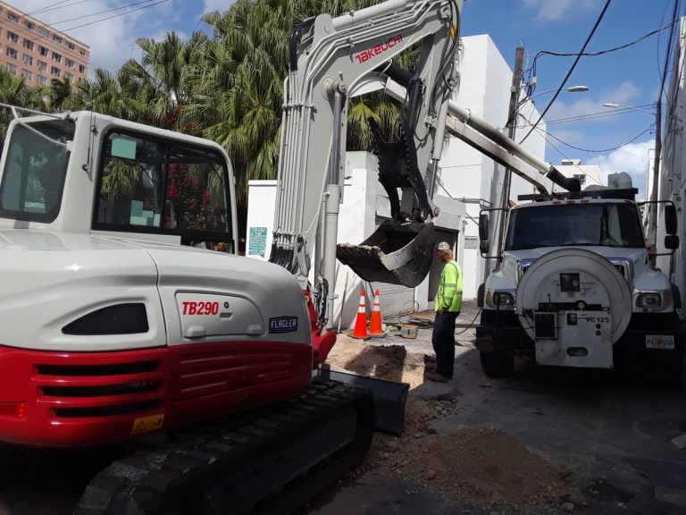 Water and Sewer connections in Miami Beach Florida Pipeline Company
